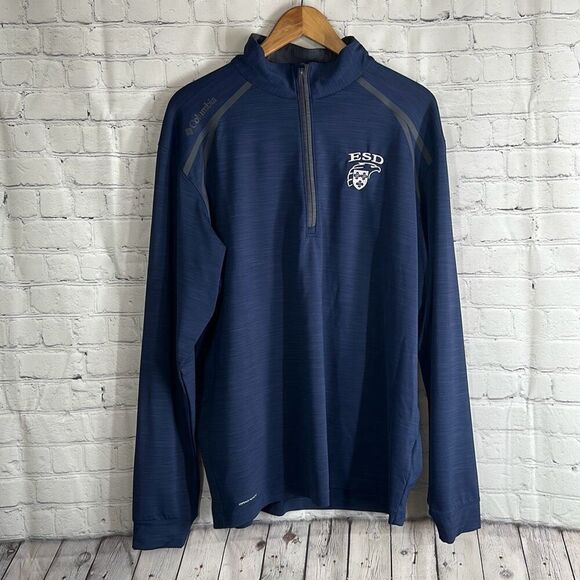 Columbia Golf  Men’s Quarter zip Long Sleeve Performance Pullover Size Large L - Picture 1 of 7